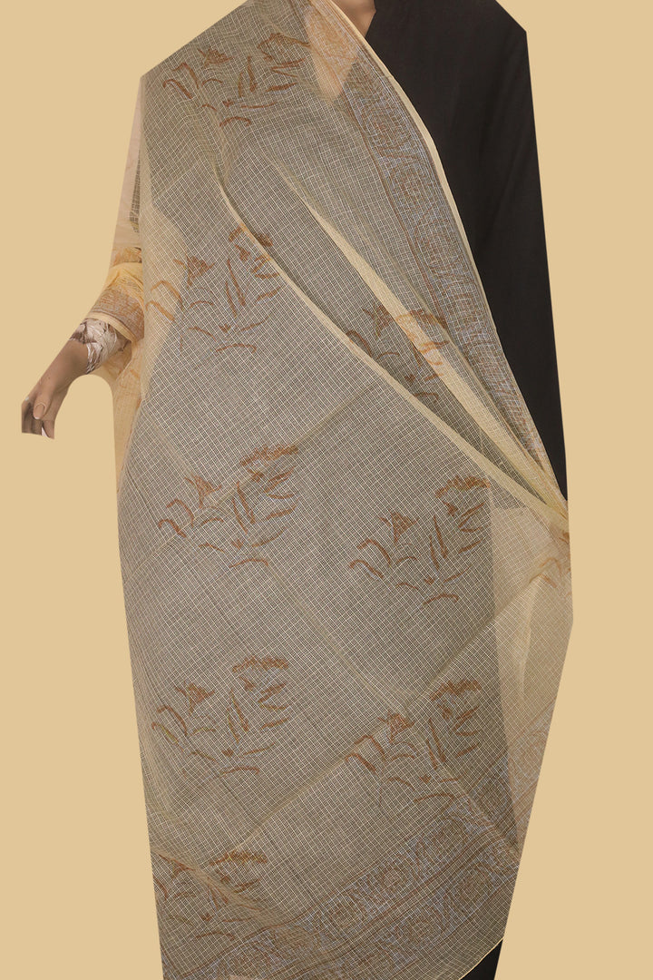 Block Printed Dupatta - Matkatus