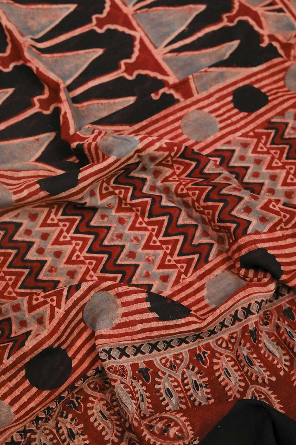 Block Printed Cotton Dupattas - Matkatus 