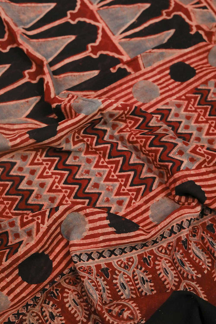 Block Printed Cotton Dupattas - Matkatus 