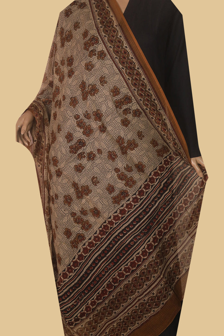 Block Printed Dupatta - Matkatus