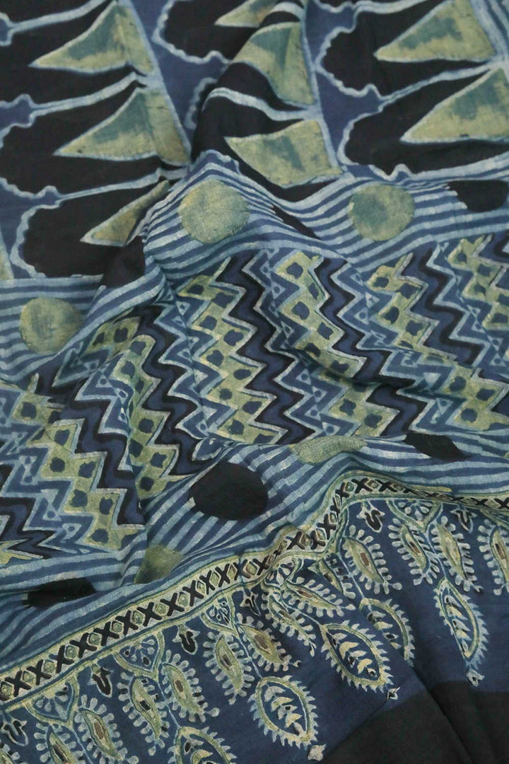 Block Printed Cotton Dupattas - Matkatus 
