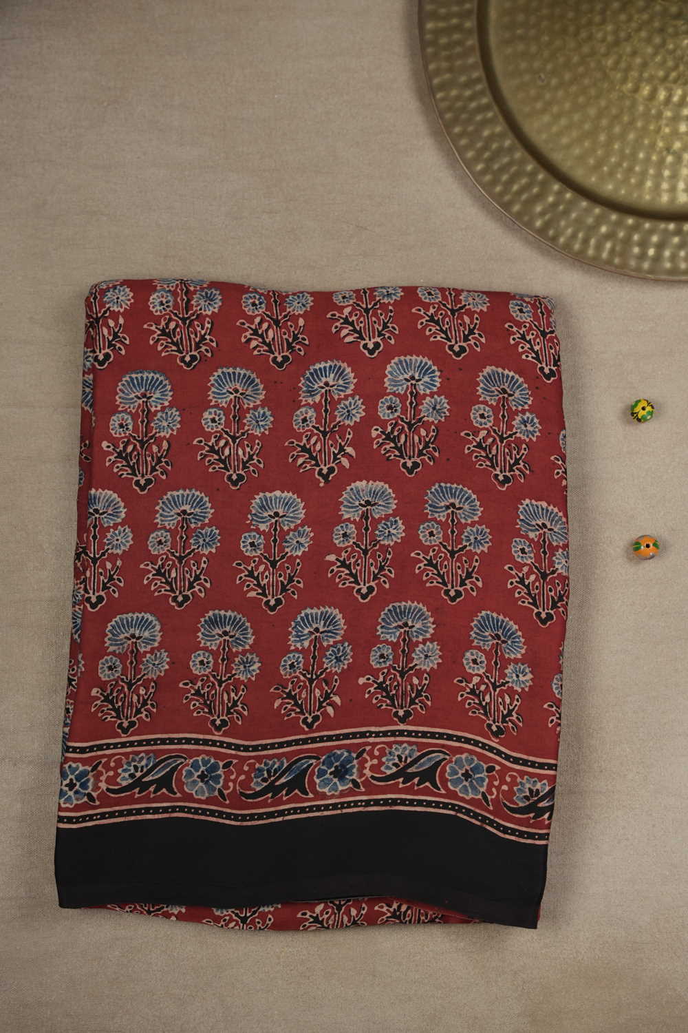 Ajrak Modal Silk Sarees-Matkatus 
