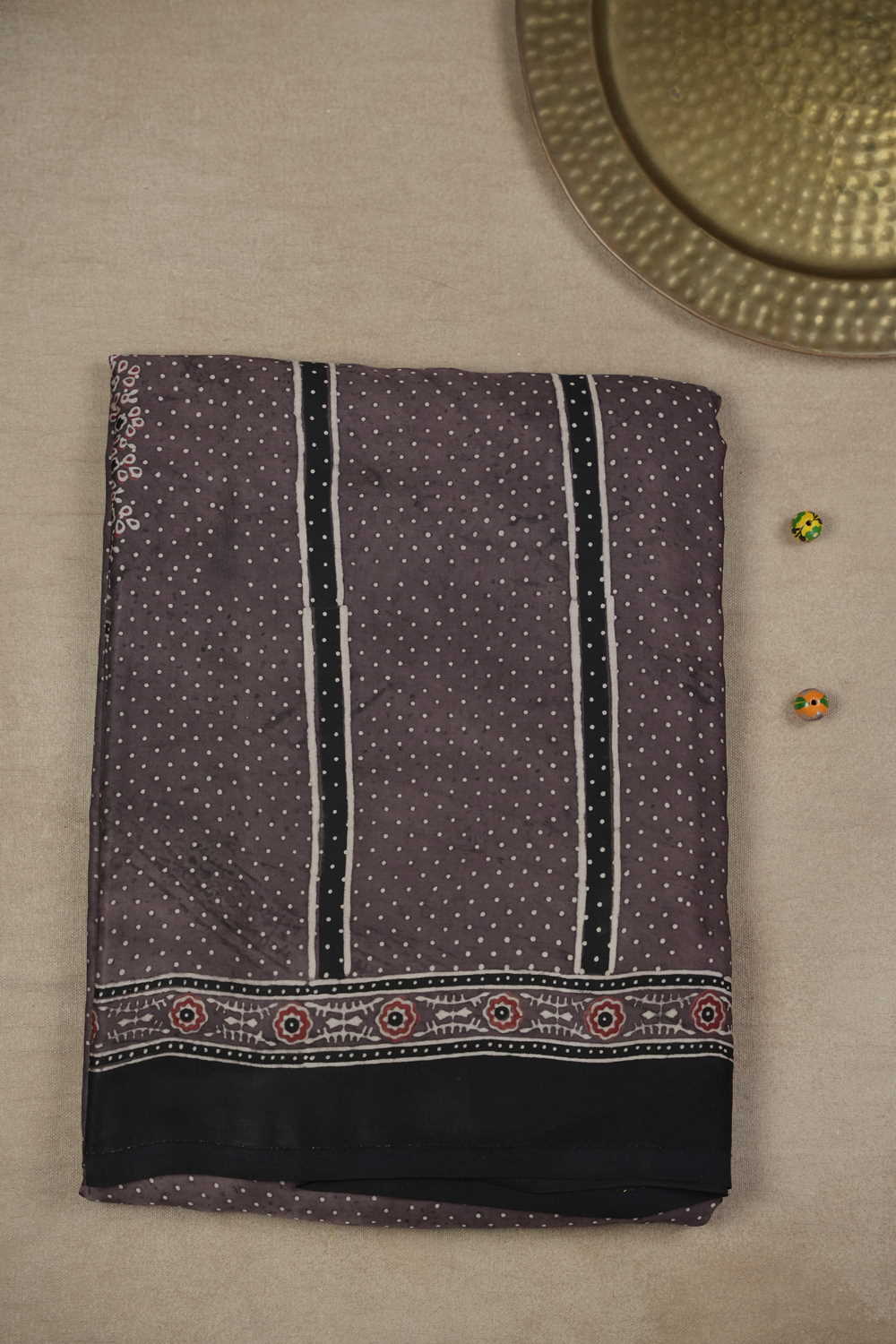 Ajrak Modal Silk Sarees-Matkatus 