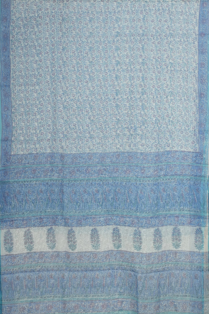 Block Printed Cotton Sarees - Matkatus 