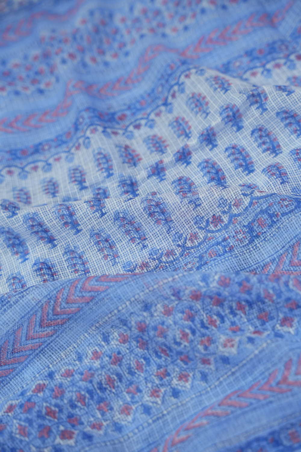 Block Printed Cotton Sarees - Matkatus 