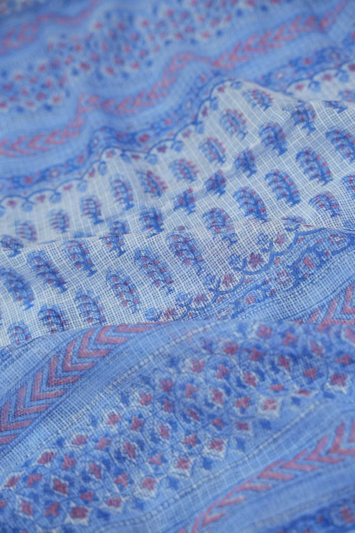 Block Printed Cotton Sarees - Matkatus 