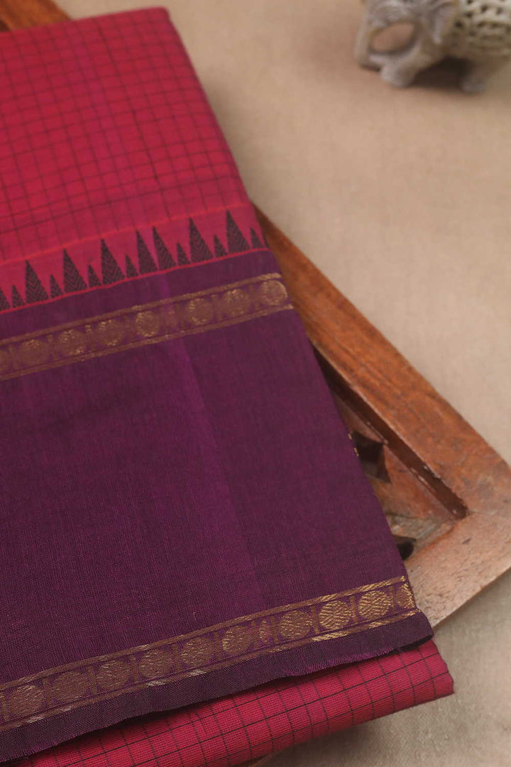 Kanchi Cotton Saree - Matkatus 