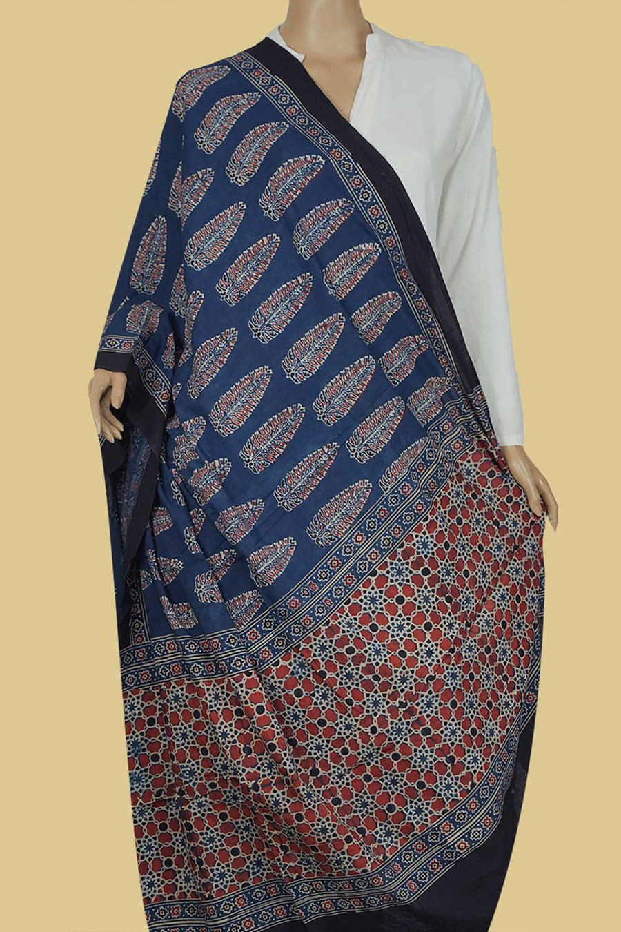 DP5 - Ajrakh Dupatta main image 1