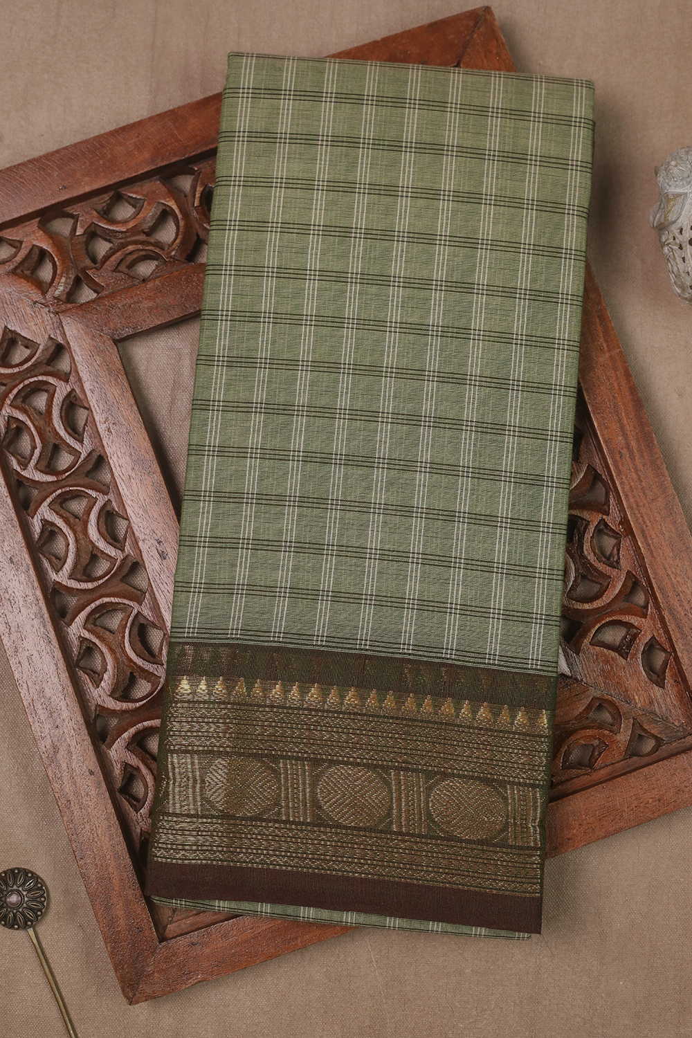 Kanchi Cotton Saree - Matkatus 