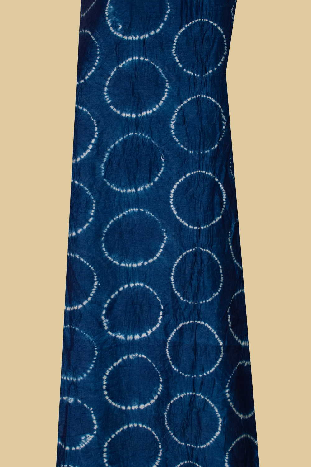 Shades of Blue Shibori Silk Cotton kurta