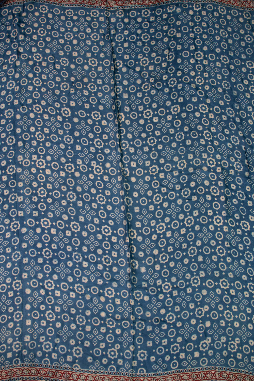 Shades of Indigo Modal Silk Fabric - 0.9m
