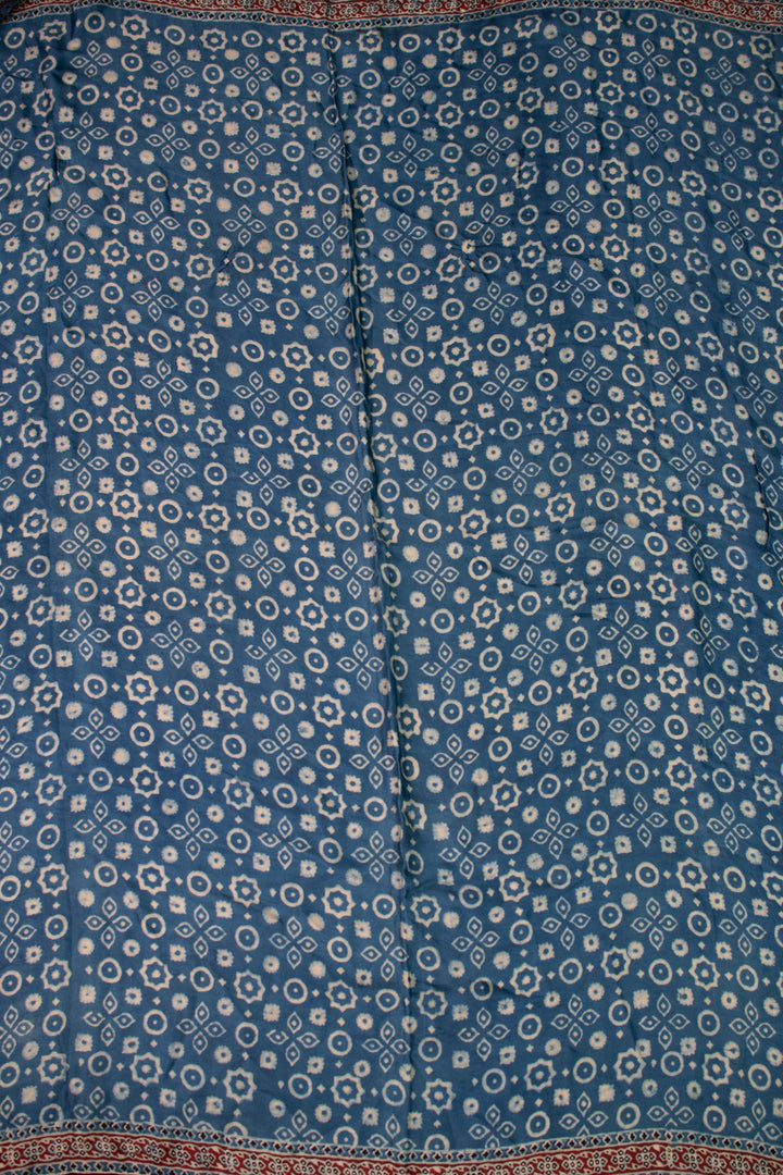 Shades of Indigo Modal Silk Fabric - 0.9m