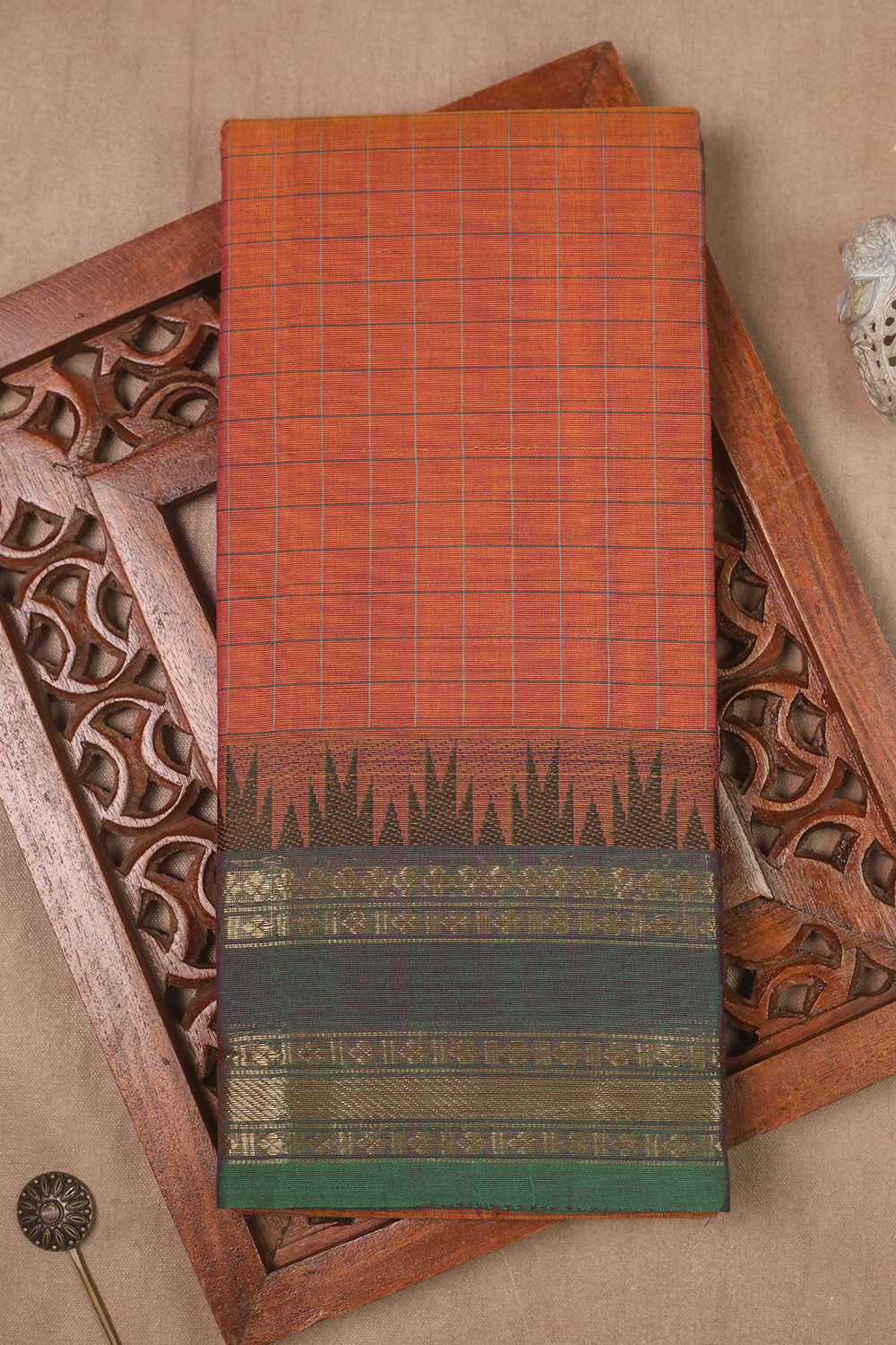 Kanchi Cotton Saree - Matkatus 