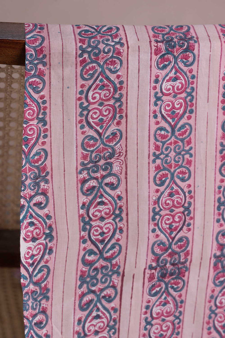Block Printed Cotton Fabric - Matkatus