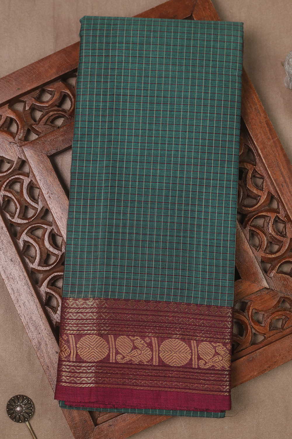 Kanchi Cotton Saree - Matkatus 