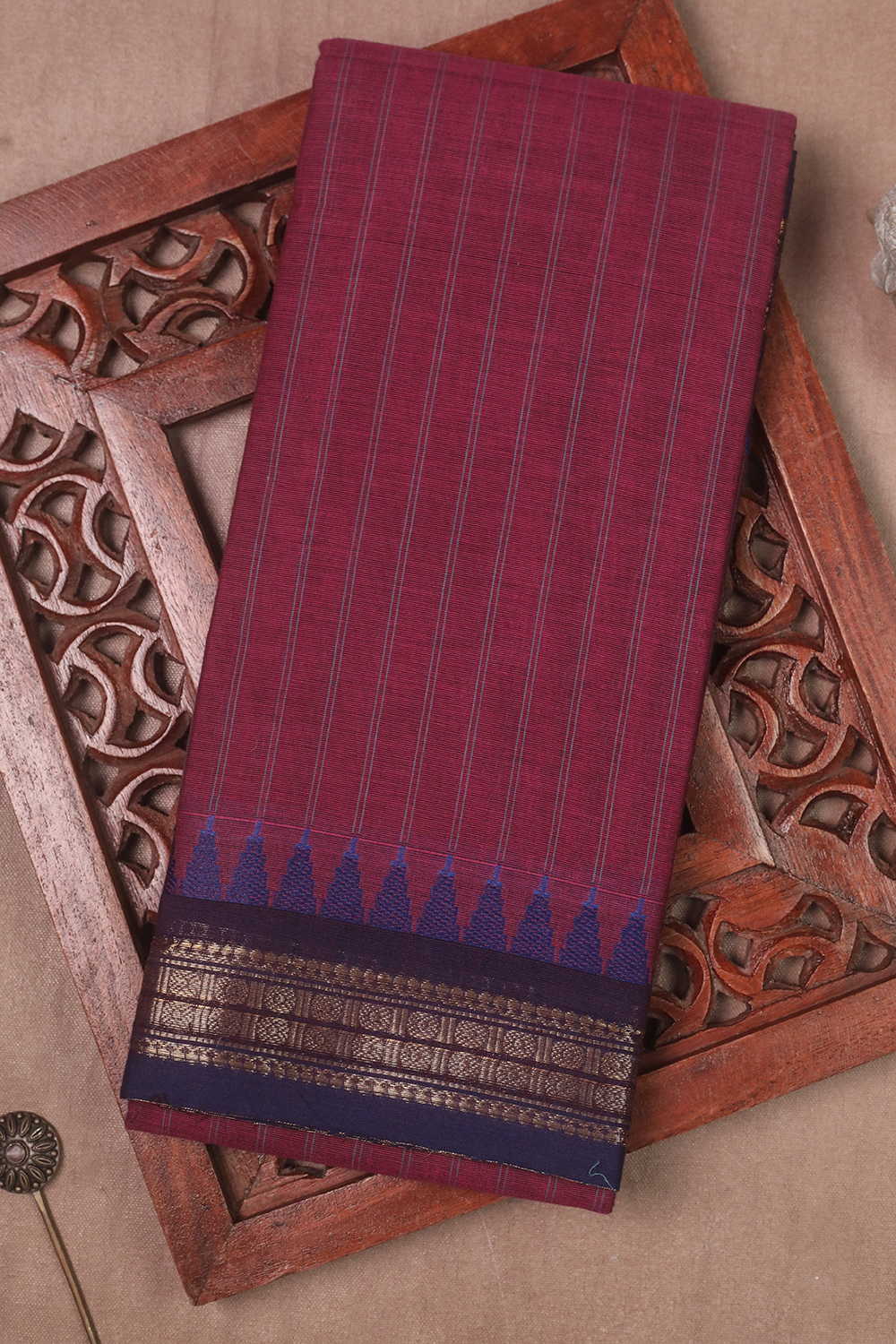 Kanchi Cotton Saree - Matkatus 