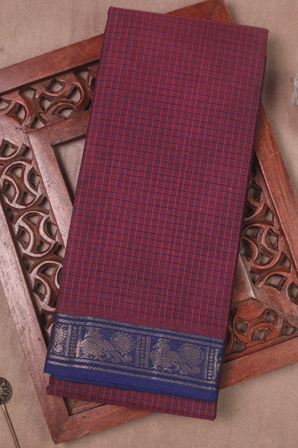 Kanchi Cotton Saree - Matkatus 