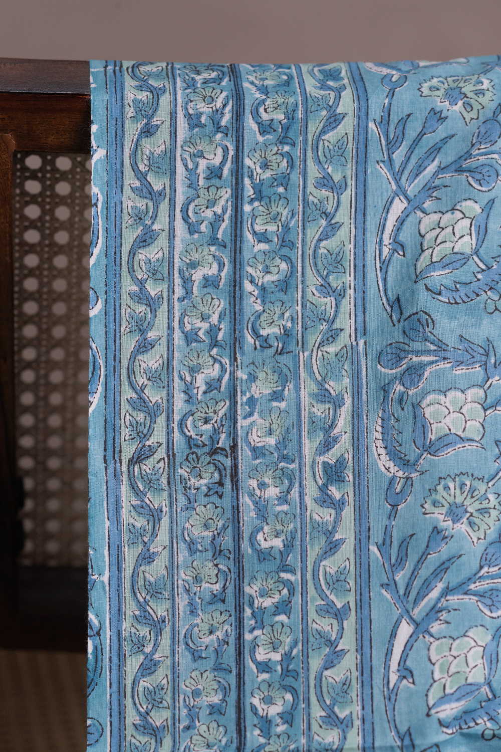 Block Printed Cotton Fabric - Matkatus