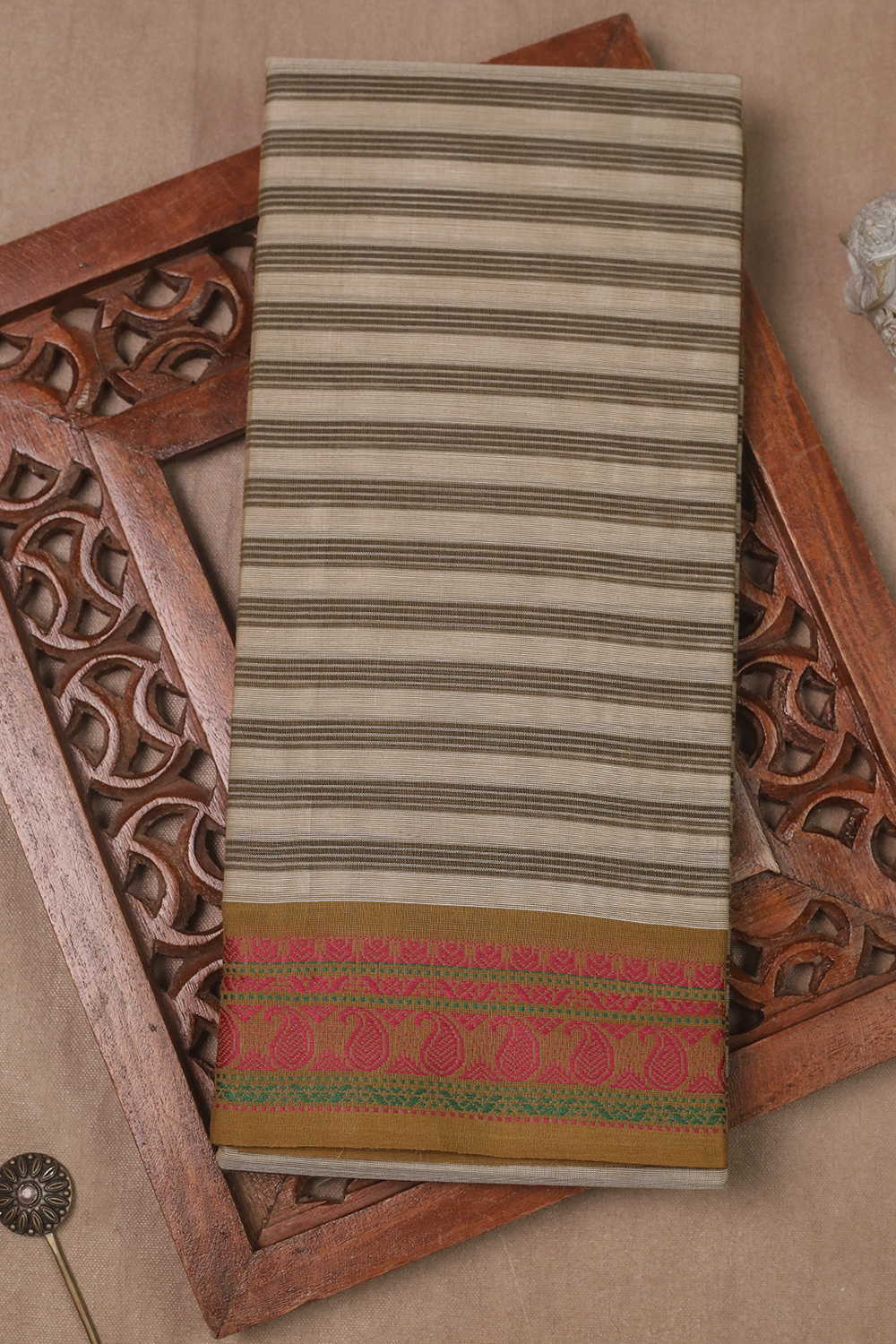 Kanchi Cotton Saree - Matkatus 