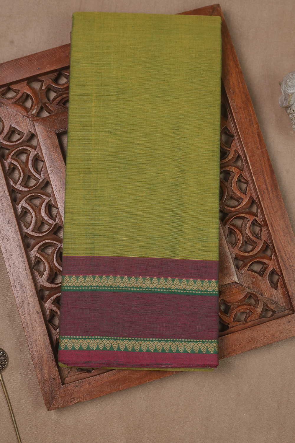 Kanchi Cotton Saree - Matkatus 