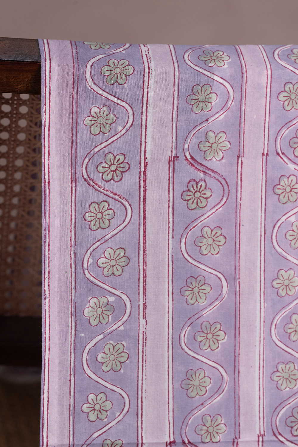 Block Printed Cotton Fabric - Matkatus
