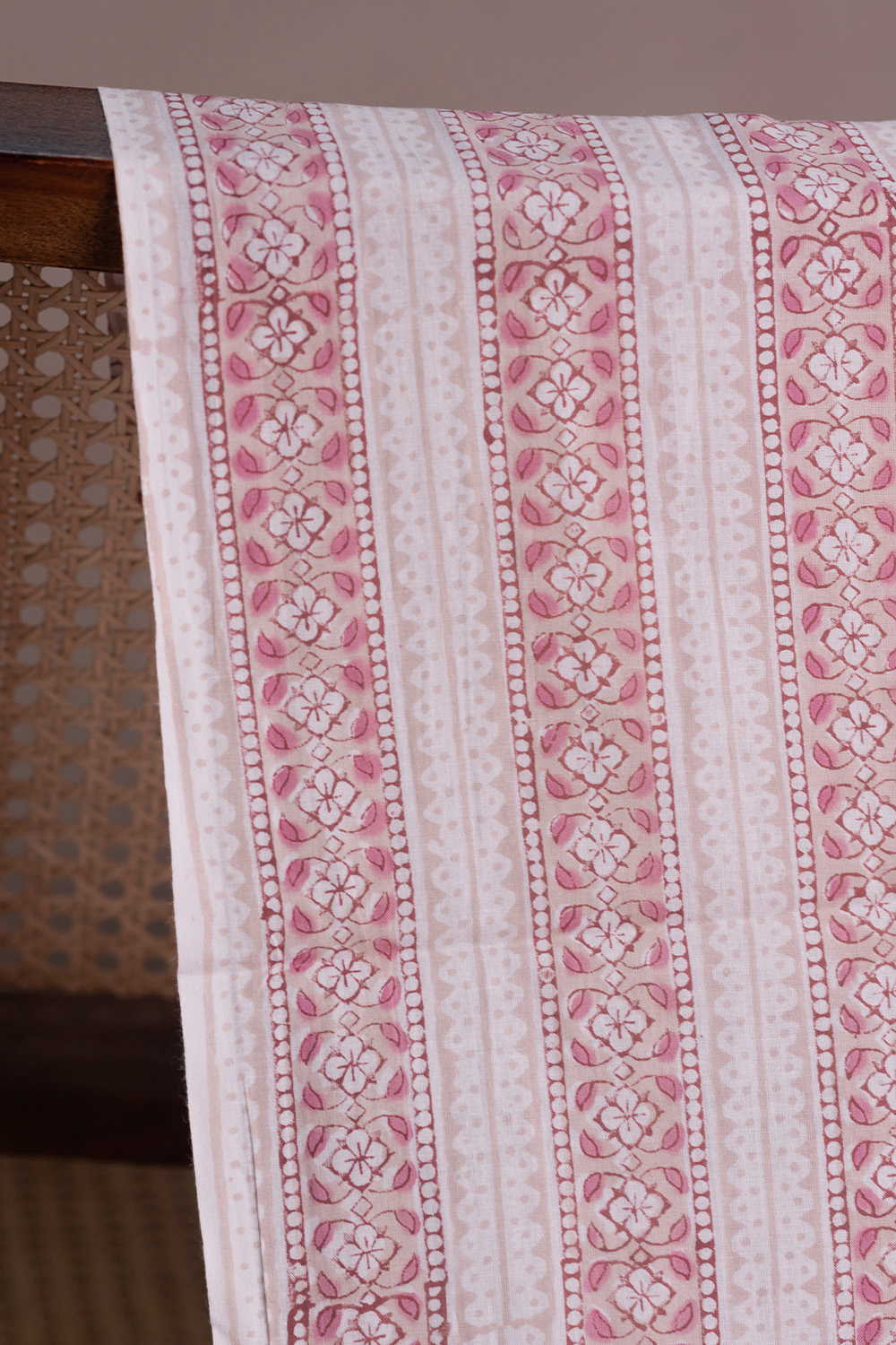 Block Printed Cotton Fabric - Matkatus