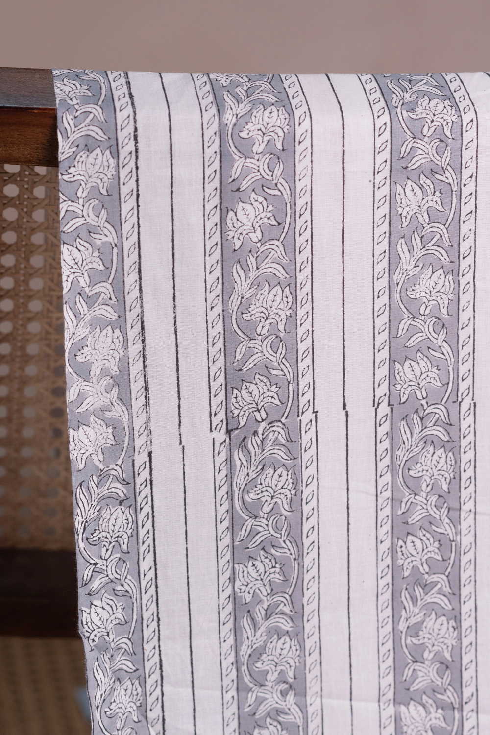 Block Printed Cotton Fabric - Matkatus