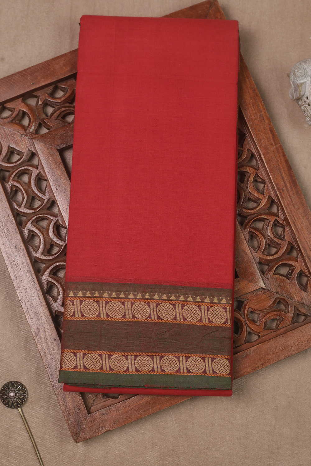 Kanchi Cotton Saree - Matkatus 