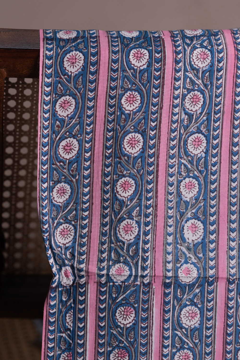 Block Printed Cotton Fabric - Matkatus
