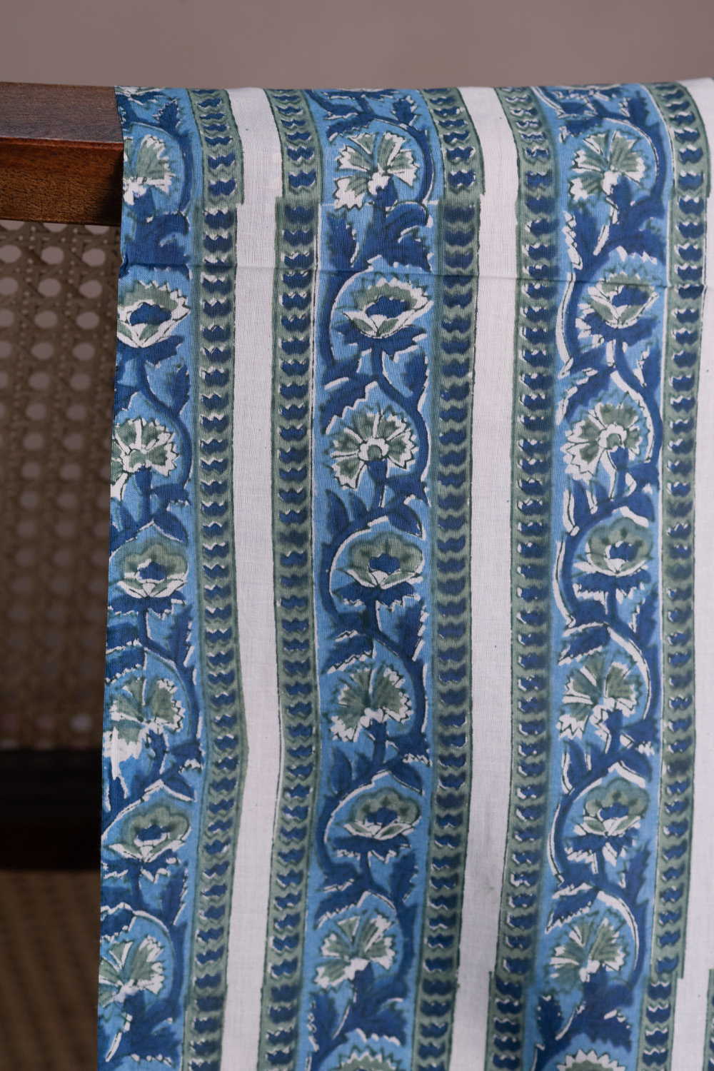 Block Printed Cotton Fabric - Matkatus