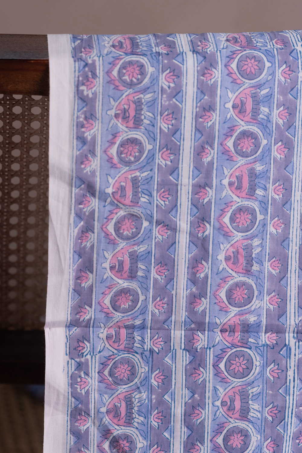 Block Printed Cotton Fabric - Matkatus