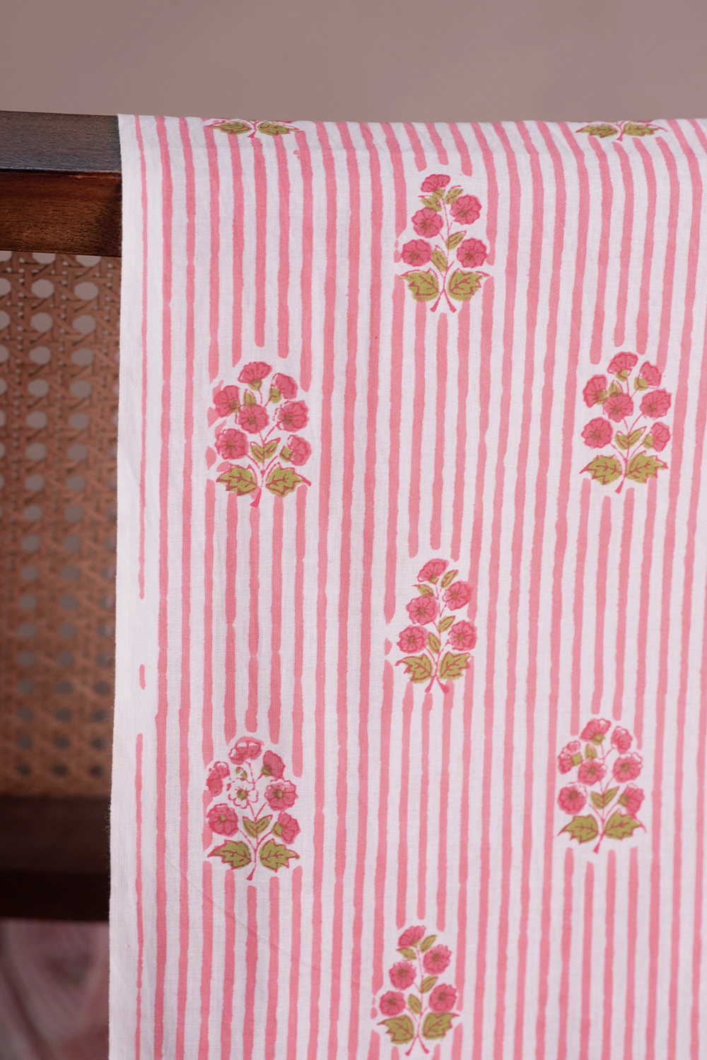 Block Printed Cotton Fabric - Matkatus