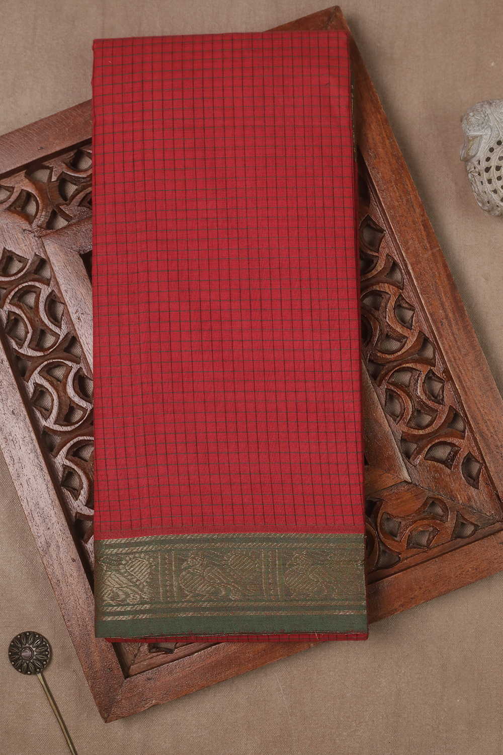 Kanchi Cotton Saree - Matkatus 