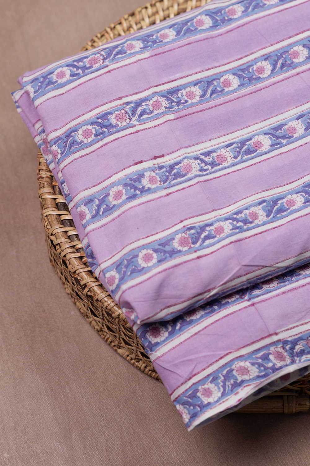 Block Printed Cotton Fabric - Matkatus