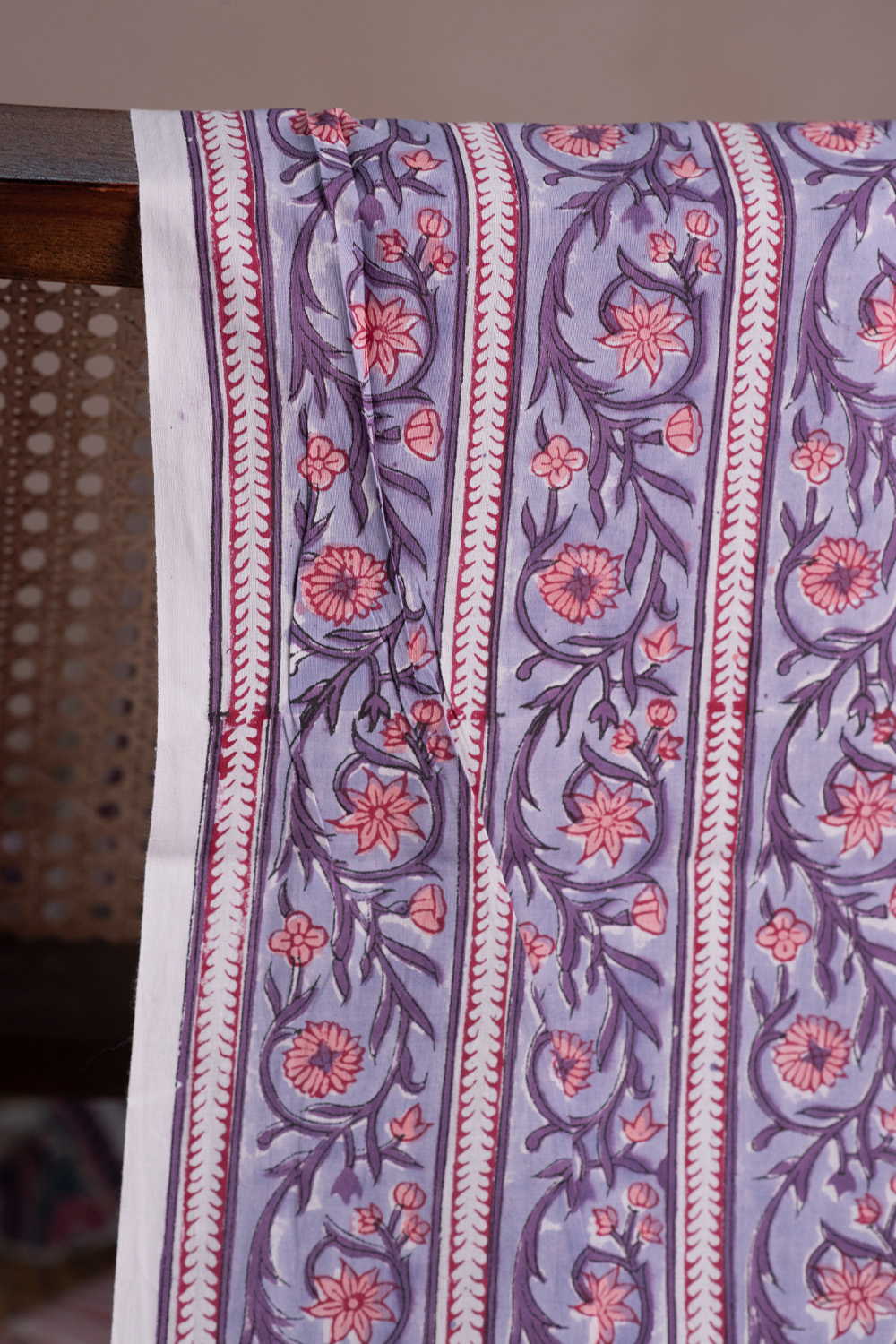 Block Printed Cotton Fabric - Matkatus
