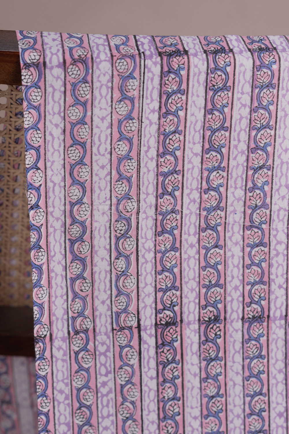 Block Printed Cotton Fabric - Matkatus