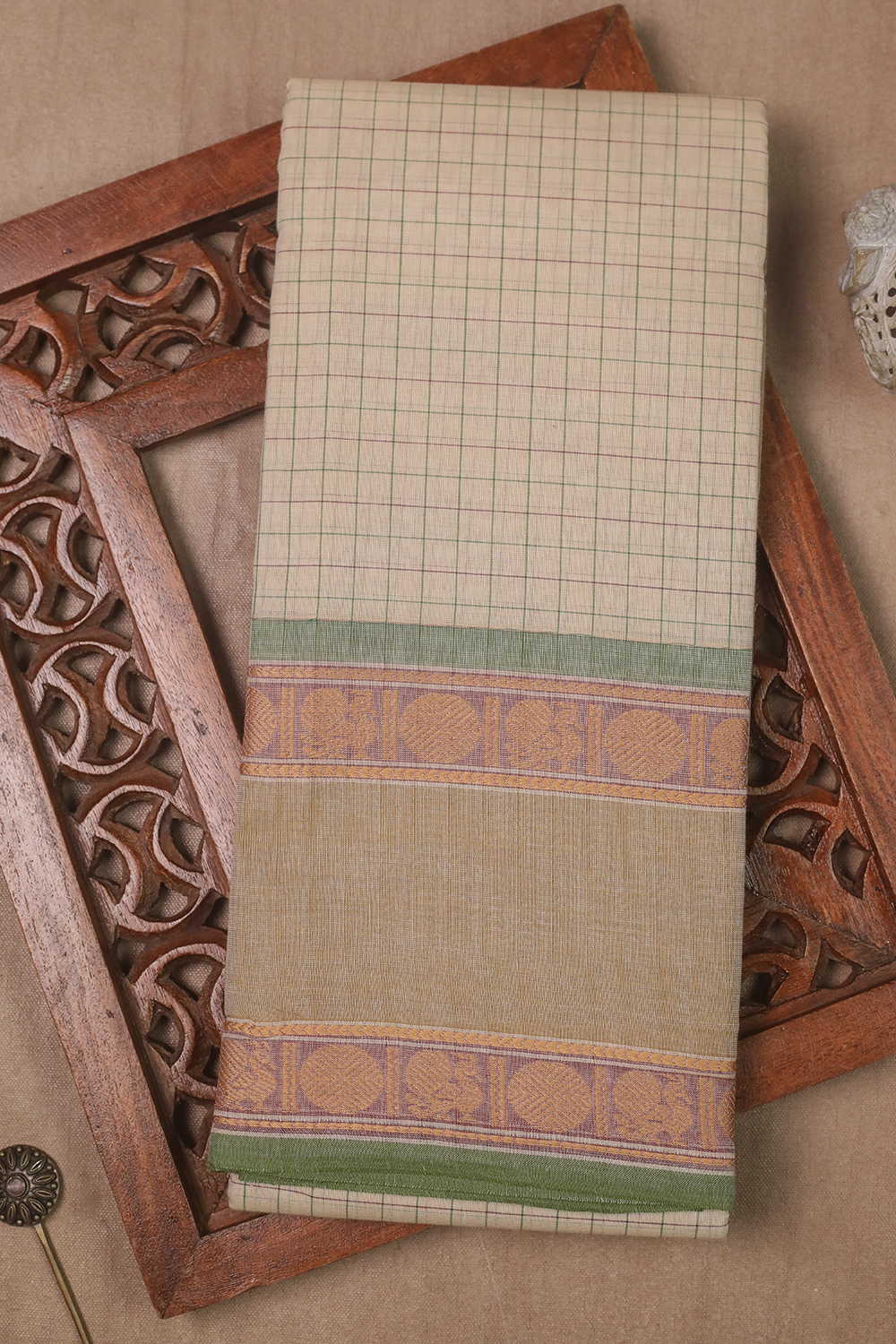 Kanchi Cotton Saree - Matkatus 