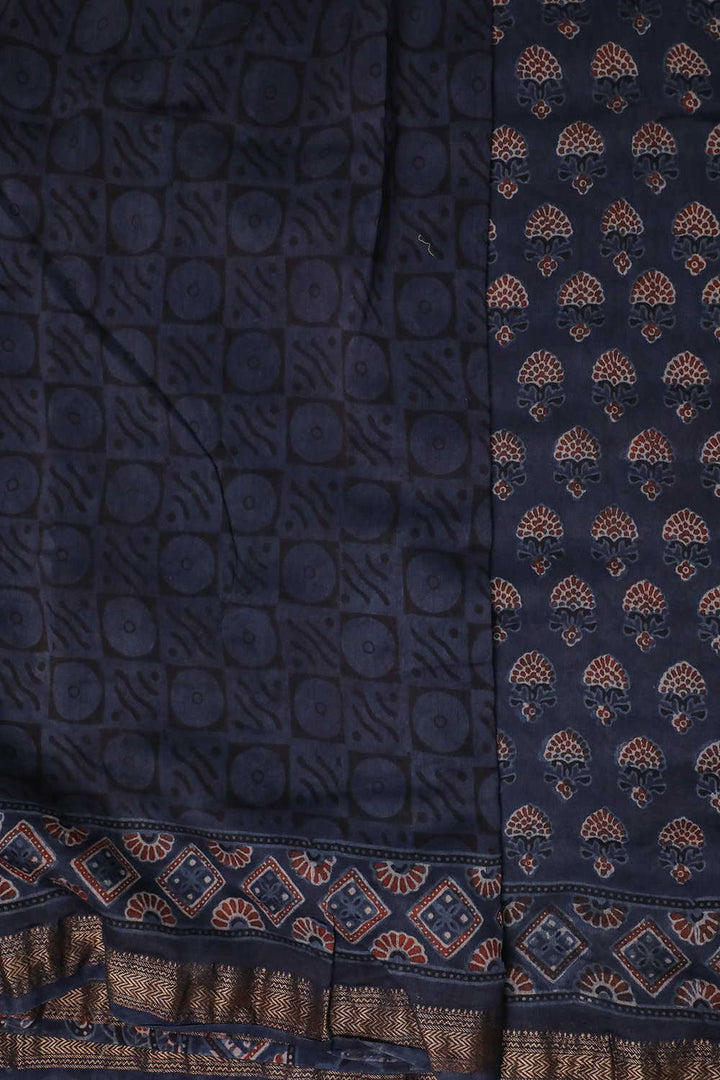 Block Printed Saree - Matkatus 