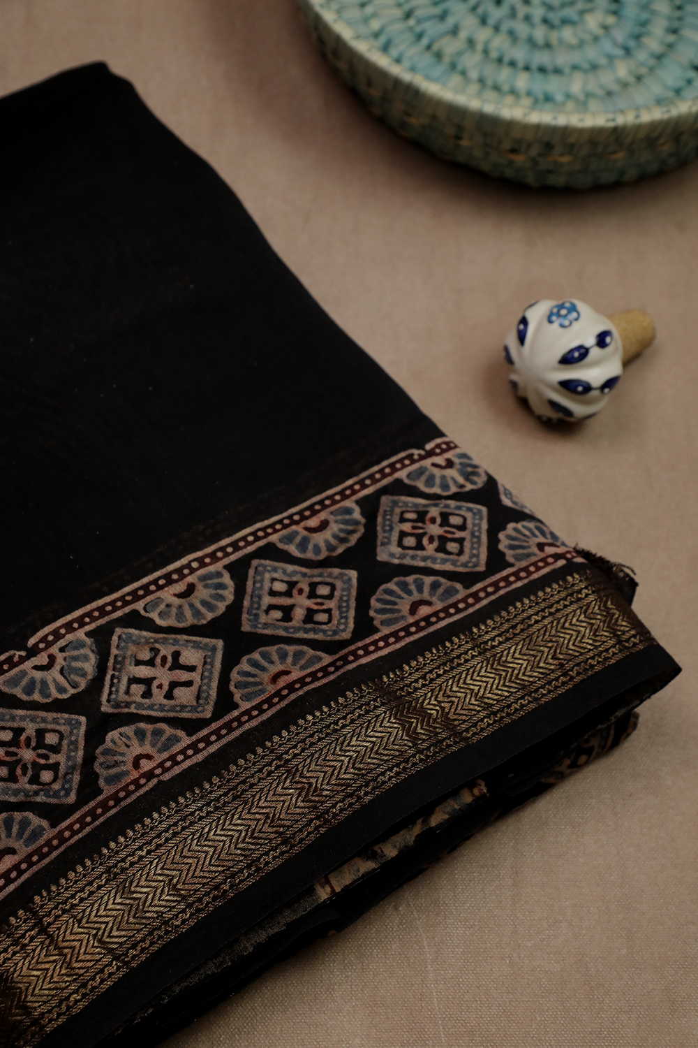 Block Printed Saree - Matkatus 