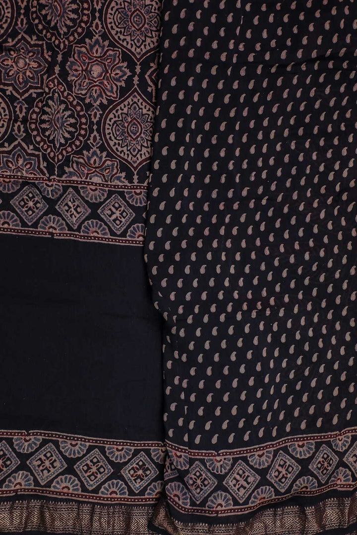 Block Printed Saree - Matkatus 