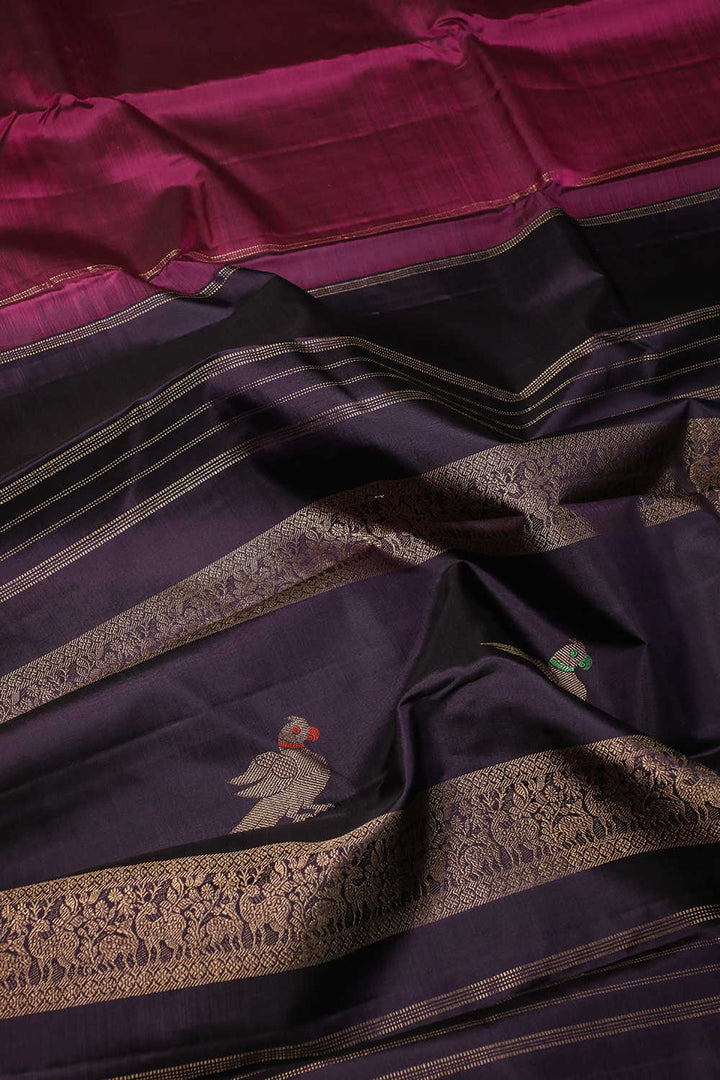 Kanjivaram Silk Saree - Matkatus 
