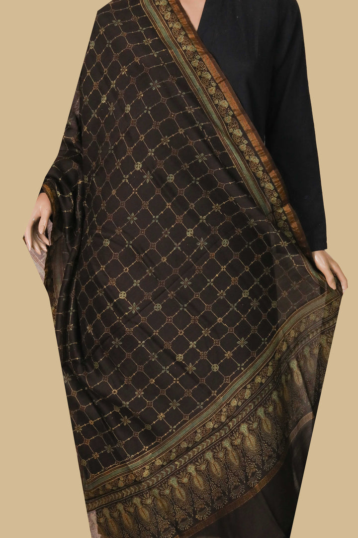 Ajrak Chnaderi Dupatta - Matkatus 