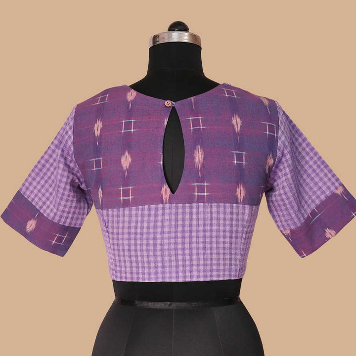 Shruti - Lavender Boddu Ikat Blouse -32,36,38,40,42