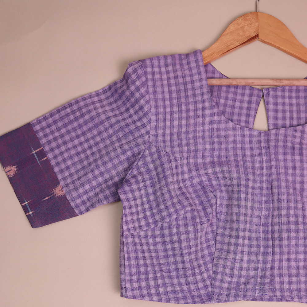 Shruti - Lavender Boddu Ikat Blouse -32,36,38,40,42