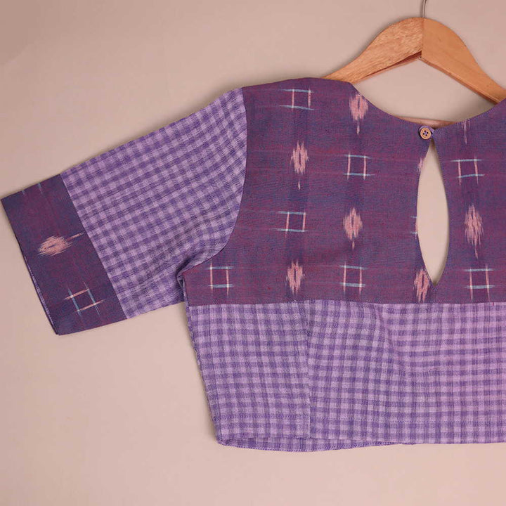 Shruti - Lavender Boddu Ikat Blouse -32,36,38,40,42