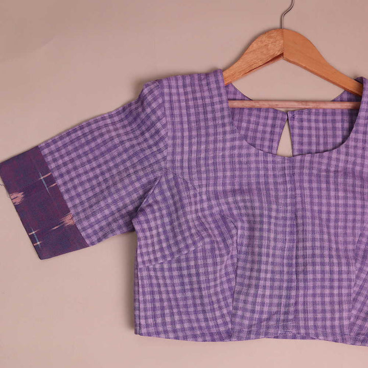 Shruti - Lavender Boddu Ikat Blouse -32,36,38,40,42