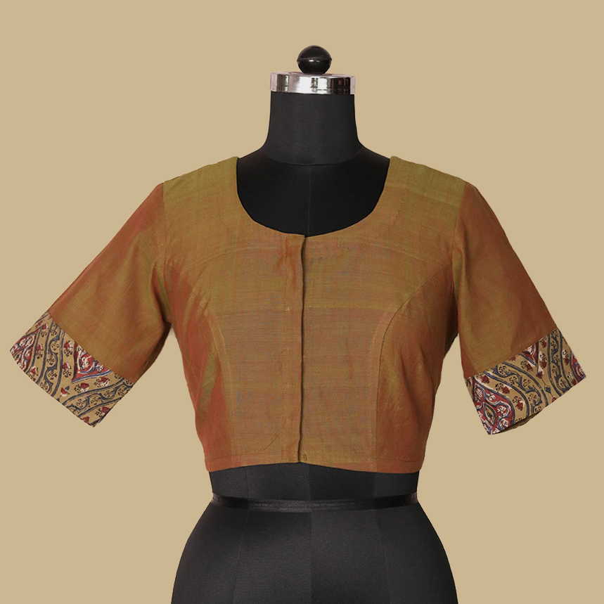Shruti - Double Shade Fenugreek Blouse -32,34,36,38,40,42