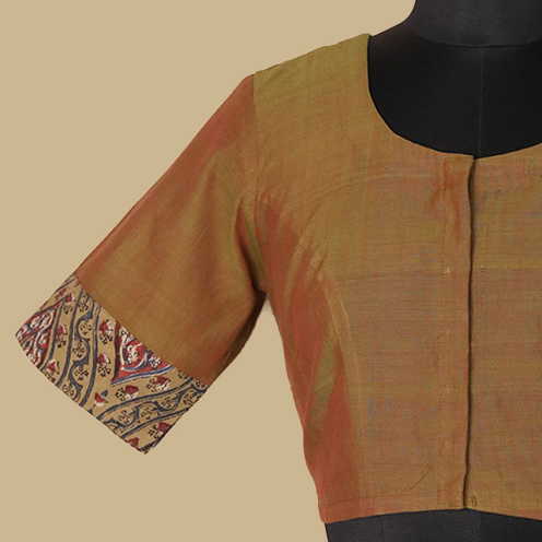 Shruti - Double Shade Fenugreek Blouse -32,34,36,38,40,42