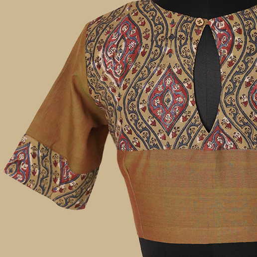 Shruti - Double Shade Fenugreek Blouse -32,34,36,38,40,42