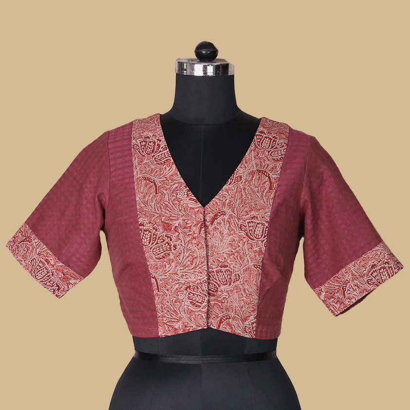 Shruti - Boddu Kalamkari Blouse  -32,34,36,38,40,42